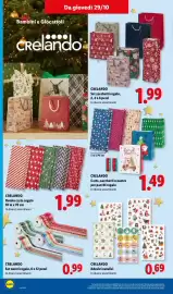 Volantino Lidl settimana 44 Pagina 38: Crelando Set nastri regalo €0,99