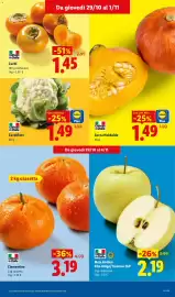 Volantino Lidl settimana 44 Pagina 5: Cavolfiore €1,49, Clementine €3,19
