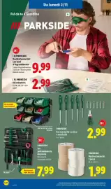 Volantino Lidl settimana 44 Pagina 50: Parkside Nastro da pacchi €1,99, Parkside Set cacciavite a cricco o cacciaviti €2,99