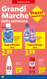 Volantino Lidl settimana 44 Pagina 54: Amuchina Disinfettante €5,99, Mon Amour Ammorbidente concentrato Blu mare €2,89