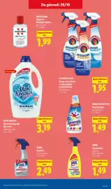 Volantino Lidl settimana 44 Pagina 55: SMAC Acciaio €2,49, Mon Amour Detersivo liquido Blu mare €3,19