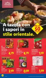 Volantino Lidl settimana 44 Pagina 56: VITASIA Noodles di riso €0,89, VITASIA Bocconcini di pollo stile coreano €4,79