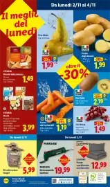 Volantino Lidl settimana 44 Pagina 61: Uva Rossa €1,49, VITASIA Mochi €3,99