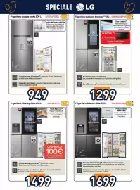 Volantino Unieuro Pagina 7: Frigo LG €949,00, LG InstaView €1.499,00