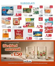 Volantino PrestoFresco Pagina 11: Spinaci gustosi con mozzarella e formaggio €2,39, Pizza Regina Alta Margherita Cameo €2,69