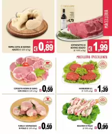 Volantino PrestoFresco Pagina 3: Sottofiletto di bovino adulto €1,99, Hamburger B.S. €1,39