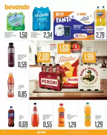 Volantino Supermercati Piccolo Pagina 20: San Benedetto Bibite Zero Ginger €0,55, Yoga Ace succo di frutta €1,29