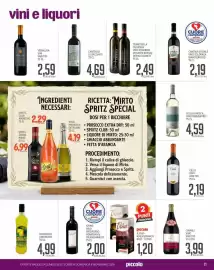 Volantino Supermercati Piccolo Pagina 21: Valdoglio Limoncino €4,99, Lambrusco Amabile €3,99