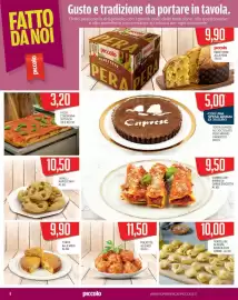 Volantino Supermercati Piccolo Pagina 6: Cannelloni ripieni di carne e ricotta €9,50, Taralli napoletani €10,50