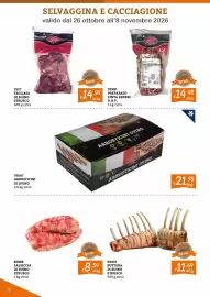 Volantino Zona Pagina 16: Arrosticini ovino Baldi Carni €21,98, Preparato cinta senese D.O.P. €14,98