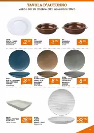 Volantino Zona Pagina 23: Piatto Coupe Sabbia Rita €8,49, Piatto coupe blu Rita Nouvelle Cuisine €8,49