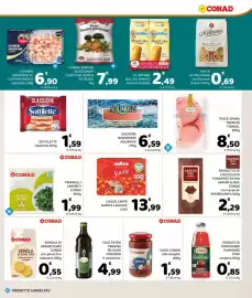 Volantino Conad Superstore | Convenienza Più Pagina 3: Salmone norvegese aquarius €6,59, Semola di grano duro Conad €0,55
