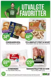 Kiwi kundeavis uke 44 Side 11: SVINEKNOKE €69,90, NAKKEKOTELETTER AV SVIN €129,00