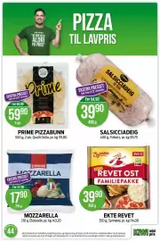 Kiwi kundeavis uke 44 Side 8: PRIME PIZZABUNN €59,90, EKTE REVET €39,90