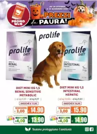 Volantino Elite Pet Pagina 3: Prolife diet mini renal sensitive €13,90, Prolife diet mini intestinal hepatic €14,90