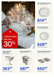 Jernia kundeavis Side 13: Wik & Walsøe tallerken €650,30, Wik & Walsøe dessertskål med stett Julemorgen Story €363,30
