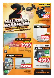 POWER kundeavis uke 44 Side 1: IPhone Duo 256 GB €24.990,00, Cepter 55" 4K Smart-TV €3.999,00