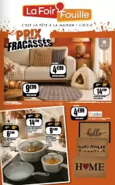 Catalogue La Foir'Fouille semaine 44 page 1: IZÉO TAPIS COCO €4,99, CASSEROLE AVEC COUVERCLE €9,99