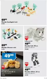 Biltema kundeavis Side 18: Kosedyr katt €49,90, Plastdyr dinosaur mini €69,90