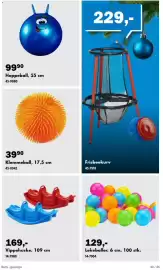 Biltema kundeavis Side 40: Hoppeball €99,90, Klemmeball €39,90