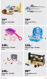 Biltema kundeavis Side 5: Doktorvogn €139,00, Lekesett, lege, 19 deler €119,00