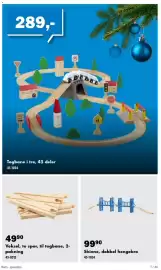 Biltema kundeavis Side 7: Skinne, dobbel hengebro €99,90, Togbane i tre €289,00