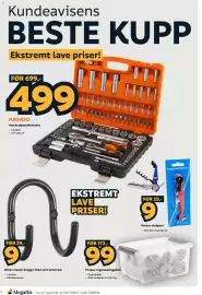 Megaflis kundeavis Side 2: Probox organiseringsbok €99,00, Kendo pipenøkkelsett €499,00