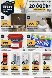 Megaflis kundeavis Side 3: Renova Maxi absorption tørkerull 4 ruller €21,00, Nordsjö Professional mediumsparkel €199,00