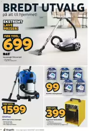 Megaflis kundeavis Side 32: Nilfisk Multi 22 Inox støvsuger €1.599,00, Byggtørker 1000/2000W €399,00