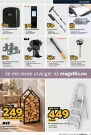 Megaflis kundeavis Side 33: Day vifte for vedovn €299,00, Grouw vedstablerstativ brakett €199,00