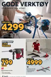 Megaflis kundeavis Side 34: Rubi fliskutter RCH-850 €4.999,00, Mjølner borhammer 4,5 J SDS+ €799,00