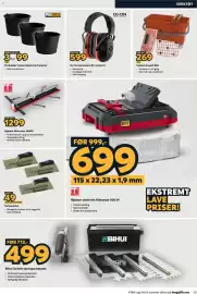 Megaflis kundeavis Side 35: Mjølner elektrisk fliskutter 500 W €699,00, Ox-On hørselvern BT1 comfort €599,00