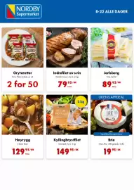 Nordby Supermarket kundeavis uke 44 Side 1: Kyllingbrystfilet €149,95, Mon Ami Brie €19,95