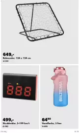 Biltema kundeavis Side 14: Rebounder €649,00, Skuddmåler €499,00