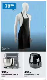 Biltema kundeavis Side 21: Biltema kjøkkenassistent €799,00, Luftfrytkoker €499,00