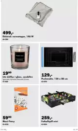 Biltema kundeavis Side 26: Maxi-Yatzy €59,90, Elektrisk varmetepp €499,00