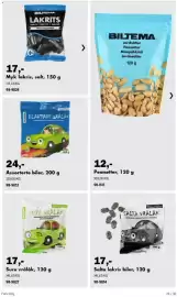 Biltema kundeavis Side 28: Blandade bråk €24,00, Biltema sure vrålåk €17,00