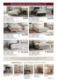 Skeidar kundeavis Side 23: Jensen glow dream regulerbar €16.999,00, Malin nattbord €999,00