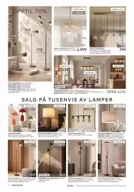 Skeidar kundeavis Side 26: Chester pendelrekke €799,00, Tube dobbel gulvlampe sort €749,00