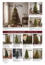 Skeidar kundeavis Side 28: Voss juletre i potte €999,00, Lyngen smalt kunstig juletre €4.799,00