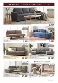 Skeidar kundeavis Side 9: Alex 3-seter sovesofa €12.999,00, Tina sovesofa €6.999,00