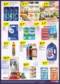 Folheto Spar Página 8: Pasta de dentes colgate €1,39, Champô linic men €2,89