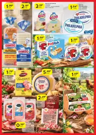 Folheto Spar Página 2: Queijo em fatias limiano €2,19, Pão de forma bimbo especial torradas €1,99