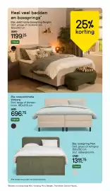 Leen Bakker folder week 44 Pagina 12: Boxcombinatie varberg €696,75, Heel veel bedden en boxsprings €1.199,25
