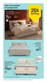 Leen Bakker folder week 44 Pagina 13: Bed Maudy €711,75, Elektrische boxspring Trondheim €1.799,25