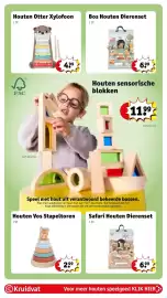 Kruidvat folder | Speelgoed Pagina 11: Safari Houten Dierenset €6,99, Bos Houten Dierenset €6,99