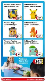 Kruidvat folder | Speelgoed Pagina 18: Pokemon Pluchen Cuddle Charmander €9,99, Pokemon pluchen cuddle bulbasaur €9,99