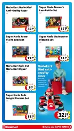Kruidvat folder | Speelgoed Pagina 20: Super mario underwater diorama set €11,99, Super mario soda jungle diorama set €11,99