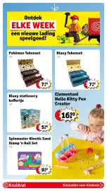Kruidvat folder | Speelgoed Pagina 25: Bluey Tekenset €7,99, Pokemon tekenset €7,99