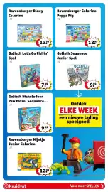 Kruidvat folder | Speelgoed Pagina 43: Goliath sequence junior spel €9,99, Goliath Let's Go Fishin' Spel €7,99